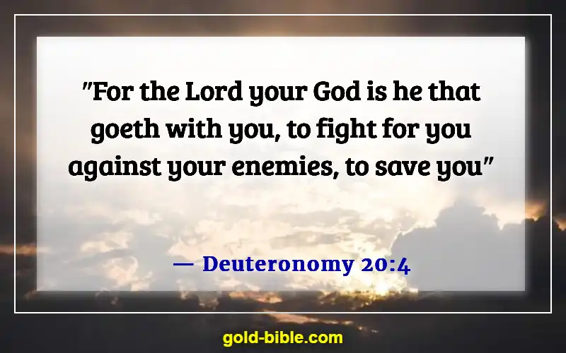 Bible Verses About God Is Fighting Our Battles (Deuteronomy 20:4)