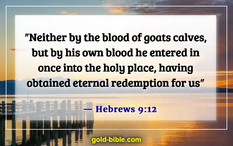 Scriptures On Victory Through The Blood Of Jesus (Hebrews 9:12)