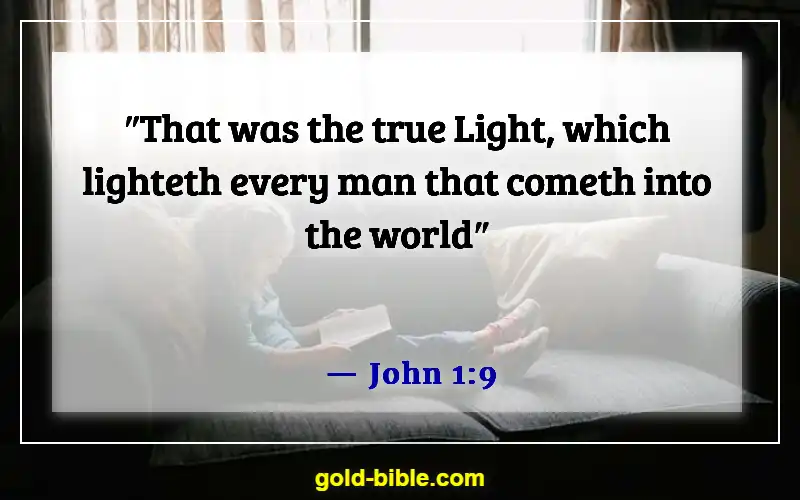 Bible Verses About Jesus Being The Light (John 1:9)