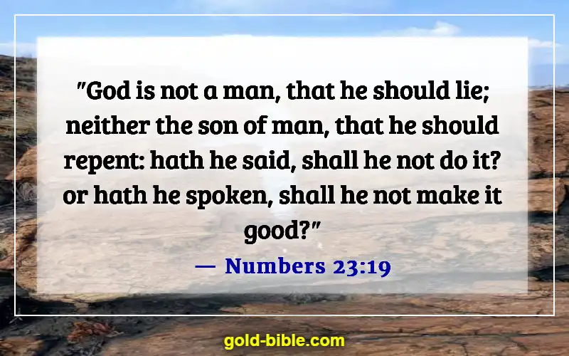 Bible Verses About Having Faith And Confidence In God (Numbers 23:19)