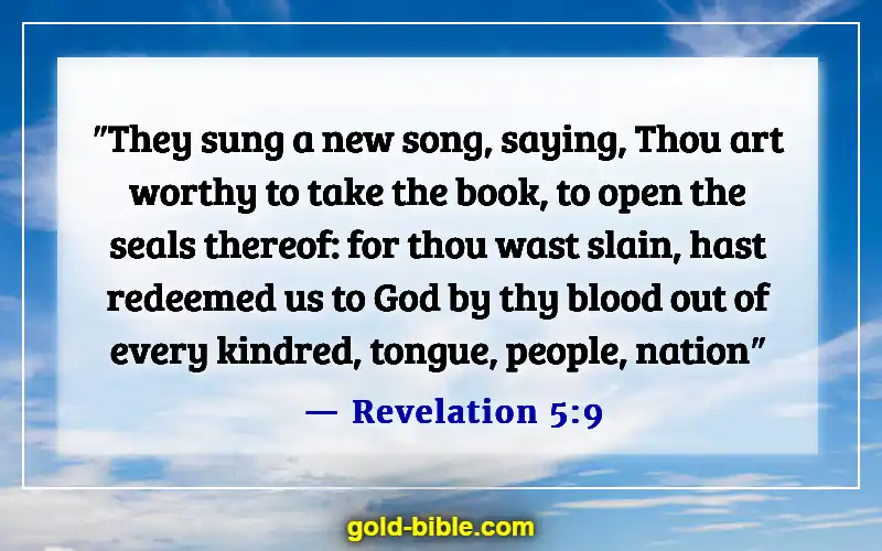 Scriptures On Victory Through The Blood Of Jesus (Revelation 5:9)